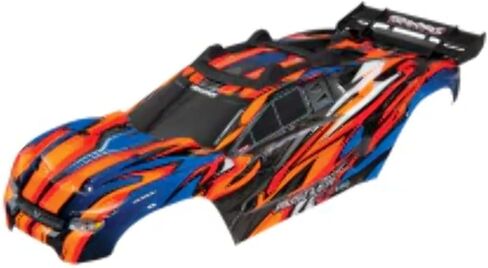 Traxxas Rustler 4x4 جسم مسبقًا (Orange) in Saudi Arabia