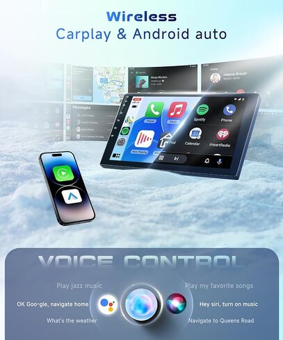 2G+64G for Toyota Corolla 2009 2010 2011 2012 2013 Android Car Stereo with Wireless Apple CarPlay Android Auto, podofo 9'' Touch Screen Bluetooth Car Radio with GPS HiFi Audio WiFi Backup Camera in Kuwait