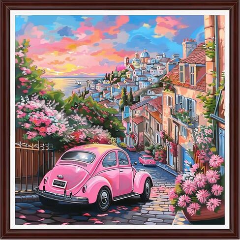 DOOXVEENT Cross Cross Stitch Kits للبالغين 11ct أنماط المطبوعة المتقاطعة المتقاطعة المتقاطع طقم تطريز مختومة أو محسب مجموعات الإبرة- يسوع يصلي من أجل شروق الشمس 18x18 بوصة in Kuwait