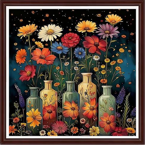 DOOXVEENT Cross Cross Stitch Kits للبالغين 11ct أنماط المطبوعة المتقاطعة المتقاطعة المتقاطع طقم تطريز مختومة أو محسب مجموعات الإبرة- يسوع يصلي من أجل شروق الشمس 18x18 بوصة in Kuwait