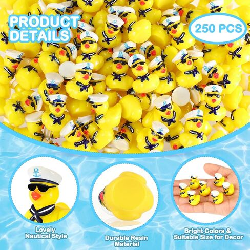 150 PCS MINI CRUISE RESINT DUCKS BROY YERDER TIPLE CRUISE Ship Duck Formings Small Luny Funny Sailing Toys for Micro Garden Landscape Dollhouse Potted Potted Potted Decor in Saudi Arabia