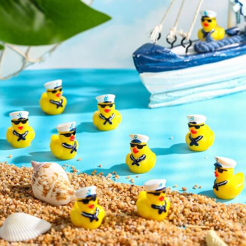 150 PCS MINI CRUISE RESINT DUCKS BROY YERDER TIPLE CRUISE Ship Duck Formings Small Luny Funny Sailing Toys for Micro Garden Landscape Dollhouse Potted Potted Potted Decor in Saudi Arabia