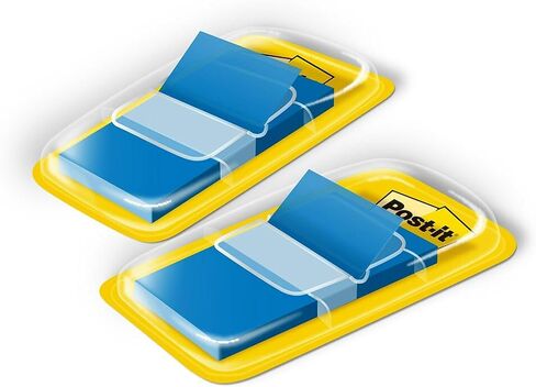 3M 680BE2 Post-It Page Flags in Dispenser, 1-Inch Size, Blue, 100 Flags/Pack in Saudi Arabia