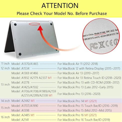 Case Compatible with MacBook Pro 13 Inch Case 2015 2014 2013 end 2012 Model: A1502 A1425, Plastic Snap On Hard Shell Case Cover for Old Version Mac Pro Retina 13, World Map in Saudi Arabia