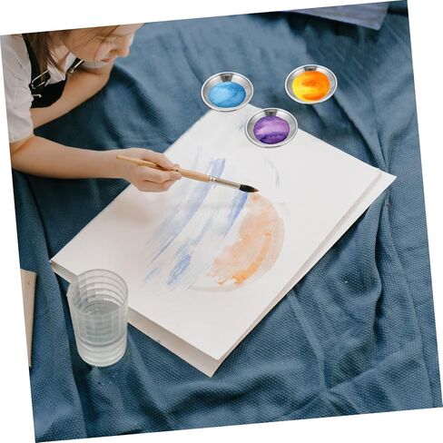 NUOBESTY 10Pcs Pigment Mixing Tray Lightweight Watercolor Palette for Art School Studio Use Comfortable Grip Portable Design for Easy Painting Anywhere in Saudi Arabia