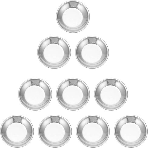 OSALADI 10pcs الصباغ المائي خلط الأطباق لمشاريع المدارس الحرف الفنية والاستخدام المهني لوحة طلاء متينة لخلط الألوان والتوضيح in Kuwait