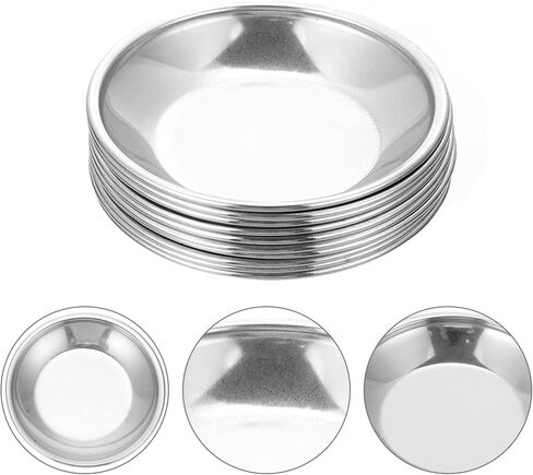 OSALADI 10pcs الصباغ المائي خلط الأطباق لمشاريع المدارس الحرف الفنية والاستخدام المهني لوحة طلاء متينة لخلط الألوان والتوضيح in Kuwait