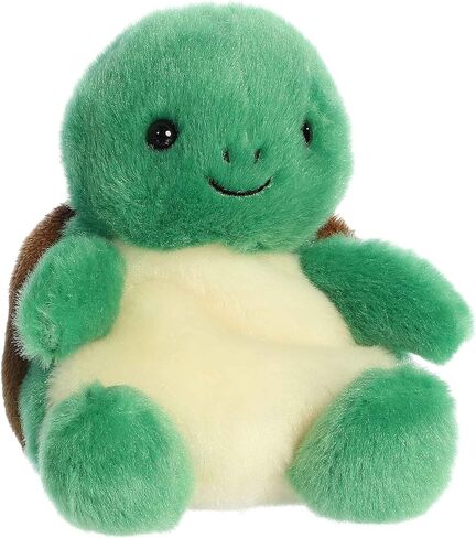 AURORA® ASODENS PALM PALS ™ HONU SEA TURTLE ™ محشوة - متعة أجنحة للأطفال وجامعي البالغين - مثالية لغرف التزيين وهدايا أعياد الميلاد - الأخضر 5 بوصات in Saudi Arabia