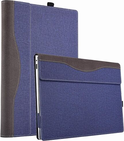 for HP ProBook 440/445 G11 Notebook Edition Computer Case｜for HP Elite X360 1040 G9 2-in-1 Leather Case and Elite X360 1040 G10 PU Leather Computer Bag (Dark Blue) in Saudi Arabia