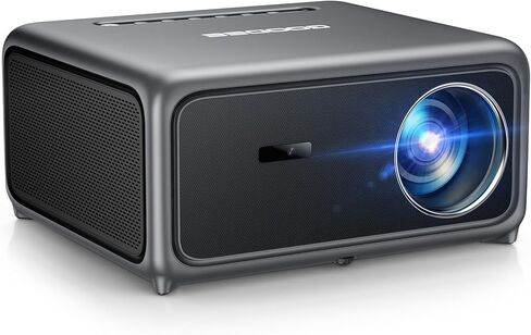 Goodee 4K Smart Projector مع Netflix-WiFi & Bluetooth ، 3000 ANSI UHD ، TOF Auto Focus Keystone MEMC ، Dolby Audio Home Theater Video Projector تطبيقات مدمجة للأفلام الداخلية والخارجية ، والألعاب in Kuwait