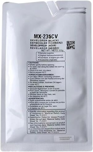MX235 Developer Compatible with Copier Models AR1808 2308 2008 1808S 1 Piece Made in Kuwait