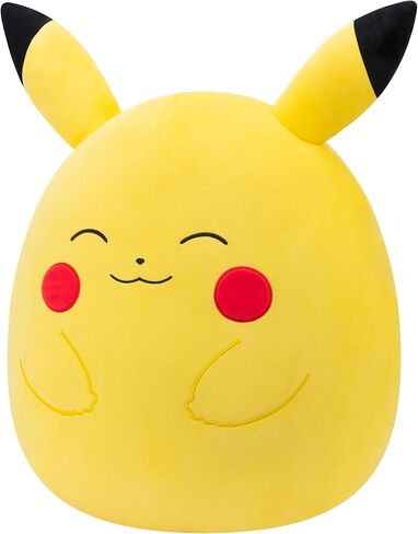Squishmallows Original 20in Happy Pikachu Pokémon Plush - Ultrasoft الرسمي Jazwares Plush (Jumbo) in Saudi Arabia