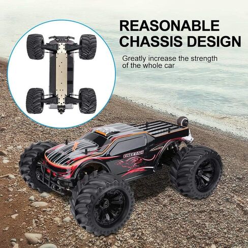 JLBRACINGRC 1/10 Brushless RC Car for Adults,Fast 50+ mph High Speed RTR RC Truck, 4WD Offroad Monster Truck, 2.4GHZ Radio Controlled Electric Remote Control Car, IPX7 Waterproof Racing Vehicle in Saudi Arabia