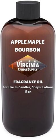 Apple Maple Bourbon Fragrance Oil (16 oz Bottle) for Candle Making, Soap Making, Tart Making, Room Sprays, Lotions, Car Fresheners, Slime, Bath Bombs, Warmers… in Saudi Arabia