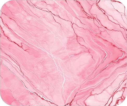 Pink Marble Agate Mouse Pad Mat Mousepad for Desk Computer Laptop PC Gaming Home or Office Gift Marbled Abstract (Pink 2 MP42) in Saudi Arabia