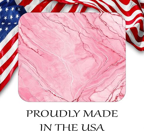 Pink Marble Agate Mouse Pad Mat Mousepad for Desk Computer Laptop PC Gaming Home or Office Gift Marbled Abstract (Pink 2 MP42) in Saudi Arabia