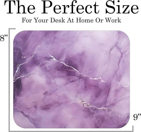 Pink Marble Agate Mouse Pad Mat Mousepad for Desk Computer Laptop PC Gaming Home or Office Gift Marbled Abstract (Pink 2 MP42) in Saudi Arabia