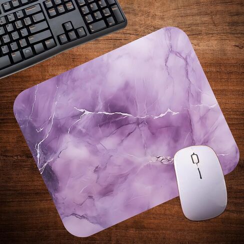 Pink Marble Agate Mouse Pad Mat Mousepad for Desk Computer Laptop PC Gaming Home or Office Gift Marbled Abstract (Pink 2 MP42) in Saudi Arabia