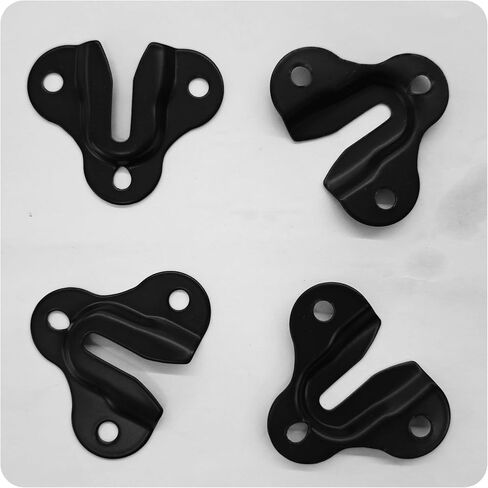 30pcs شماعات ثقب المفتاح الأسود غير اللامع ، لوحات شنقا حائط مفتاحية واحدة للمرايا ، إطارات الصور ، رفوف المعطف ، الألواح الخشبية in Kuwait