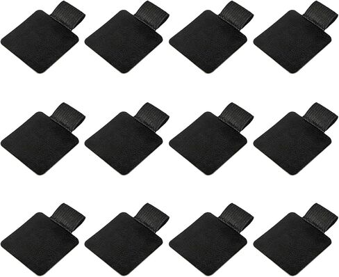 Pen Holder for Notebook 12 Pack Self-Adhesive Leather Pencil Holders Elastic Loop Sticky Notebook Stylus Pen Holder for Notebooks Tablet Journals Calendars Planner Bible in Kuwait