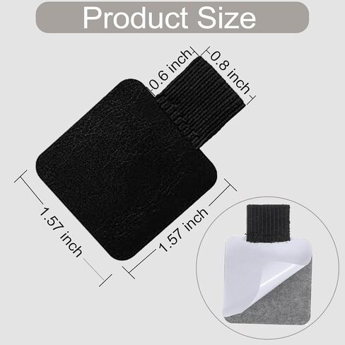 Pen Holder for Notebook 12 Pack Self-Adhesive Leather Pencil Holders Elastic Loop Sticky Notebook Stylus Pen Holder for Notebooks Tablet Journals Calendars Planner Bible in Kuwait