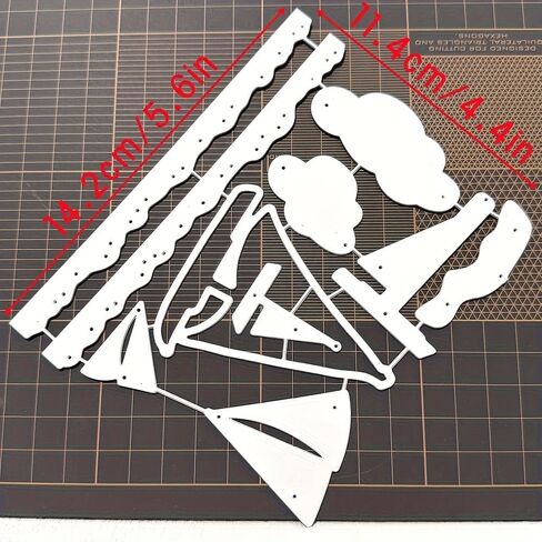 Stamp Die Set, Clear Stamps and Metal Cutting Dies for DIY Scrapbooking Photo Album Decorative, Crafts for DIY Card Making in Saudi Arabia