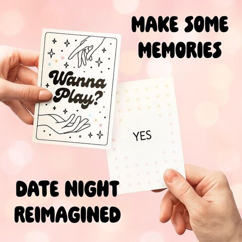 Wanna Play?™ Couples Card Game – Playful Date Night Idea & Romantic for Couple, Couples Game for Him or Her, Valentine’s Day Gift or Just Because in Saudi Arabia