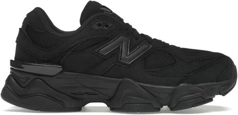 New Balance 9060 Big Kids Shoes (Black Castlerock, 7) in Saudi Arabia