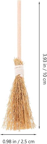 Luozzy 30 PCS Halloween Mini Witch Hats Broom and Mini Cauldron Clotles et alwoween miniature witches taxtory for crafts in Saudi Arabia