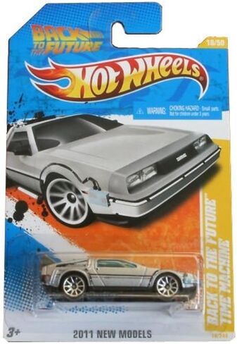 Hot Wheels 2011-018 New Models 18/50 Back To The Future Time Machine 1:64 Scale in Saudi Arabia