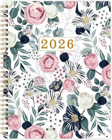 2026 Planner - Planner 2026 ، 8 "× 10" ، يناير 2026 - ديسمبر 2026 ، 2026 مخطط/تقويم أسبوعي وشهريًا مع 12 علامات تبويب شهرية ، وربط مزدوج قوي ، جيب خلفي in Kuwait