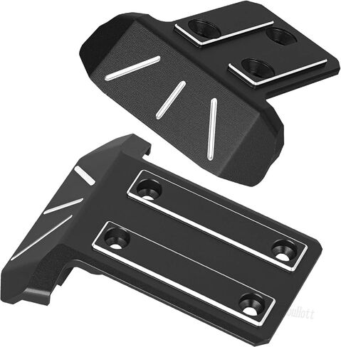 RC Aluminium Front Rear Chassis Brace Mounts/Skid Plates Upgrades Part for 1/10 Jato 4X4 4WD,Jato 4X4 VXL,(Replaces Part:#9025#9044) Navy Blue in Saudi Arabia