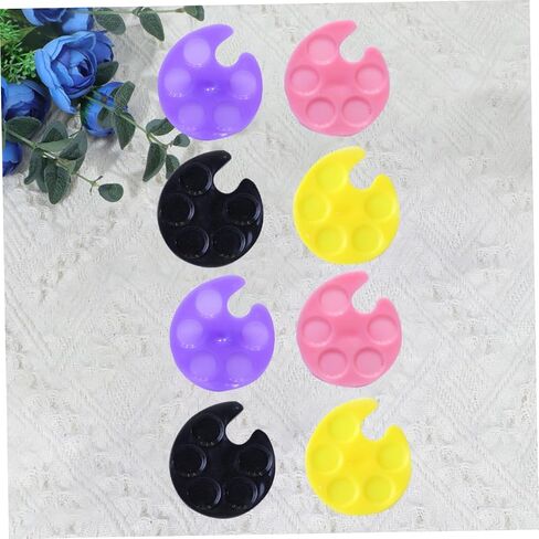 Nuobesty Nail Art Tray Mini Ring Ring حامل الأظافر للطلاء تصميم فنان التصميم للتكنولوجيا in Saudi Arabia