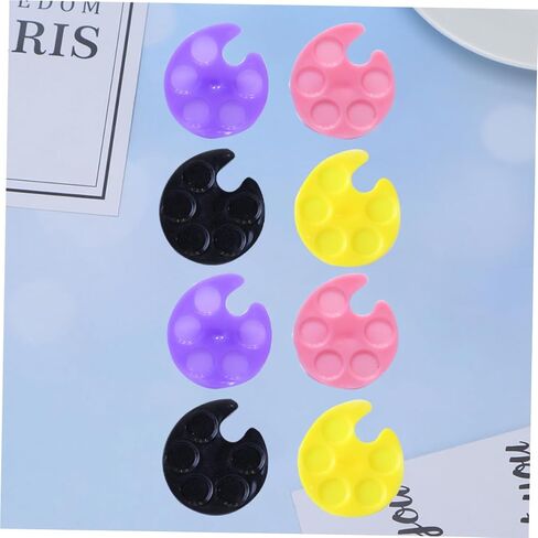 Nuobesty Nail Art Tray Mini Ring Ring حامل الأظافر للطلاء تصميم فنان التصميم للتكنولوجيا in Saudi Arabia