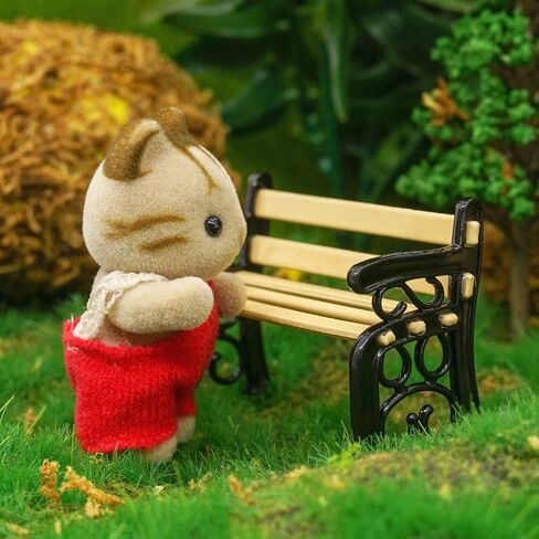 Odoria 1/24 Miniature Park Bench Dollhouse Decoration Accessories in Saudi Arabia