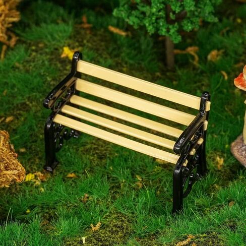Odoria 1/24 Miniature Park Bench Dollhouse Decoration Accessories in Saudi Arabia