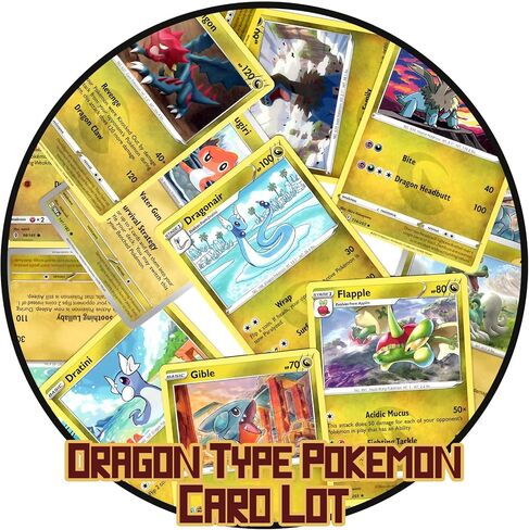 Pokemon -10 Card Lot - Type Dragon Type Only - لا التكرارات - Druddgion Turtonator Drampa in Saudi Arabia