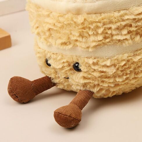 Birthday Cake Plush Toy for Girls, Cute Birthday Plushies Pillow Food Stuffed Animals for Kids 8 Inch in Saudi Arabia