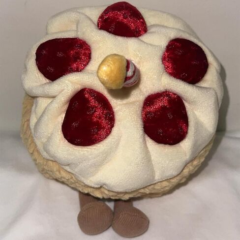 Birthday Cake Plush Toy for Girls, Cute Birthday Plushies Pillow Food Stuffed Animals for Kids 8 Inch in Saudi Arabia