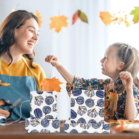 Jarthenaamcs Fall Porcelain Pumpkin Wapping Paper -Mini Roll- 17 in x 32.8 ft Chinoiserie Blue Pumpkin Gap in Saudi Arabia