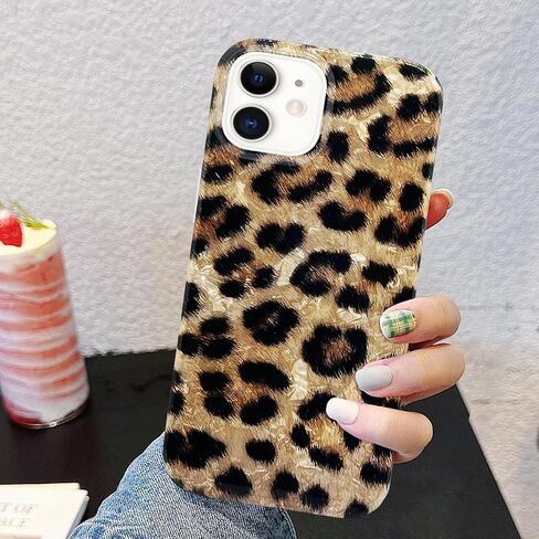 حافظة J.west iPhone 11، تصميم فاخر لامع لؤلؤي لامع، غطاء خلفي من السيليكون الناعم الشفاف الشفاف للفتيات والنساء لهاتف Apple iPhone 11 6.1 بوصة (ملون) in Kuwait