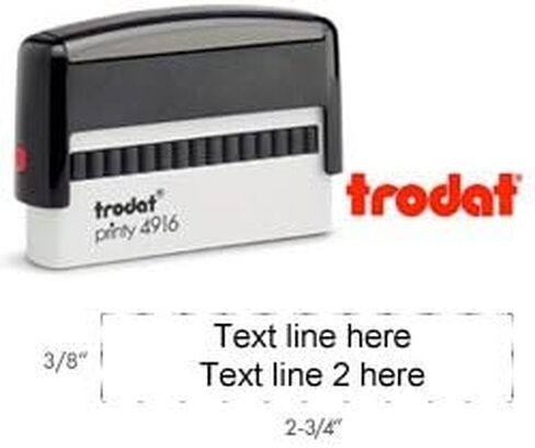 Trodat 4916 - Wide Self Inking Stamp in Saudi Arabia
