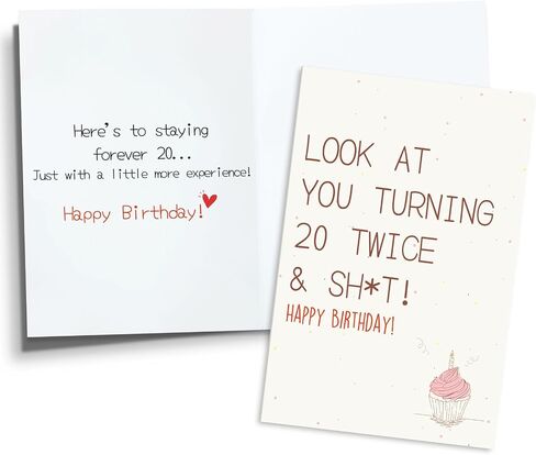Funny Mom Birthday Card, Happy Birthday Card Gifts for Mom from Son Daughter, Birthday Decorations Ideas for Mother in Saudi Arabia