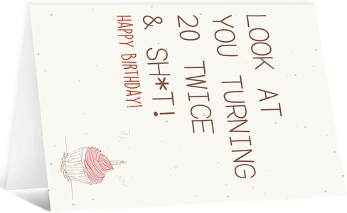 Funny Mom Birthday Card, Happy Birthday Card Gifts for Mom from Son Daughter, Birthday Decorations Ideas for Mother in Saudi Arabia