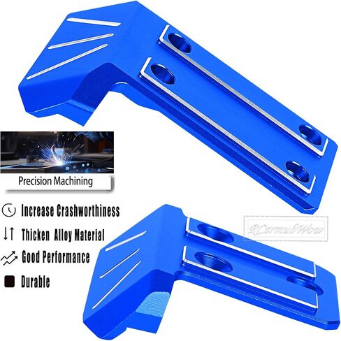 ترقيات RC Skid Plates Part for 1/10 Jato 4x4 Brushless ، Jato 4x4 VXL ، ألواح خلفية أمامية من الألومنيوم ، استبدال #9044 ، الأزرق البحري in Kuwait