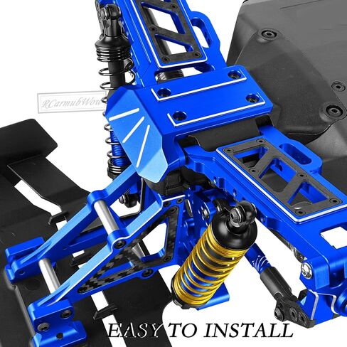 ترقيات RC Skid Plates Part for 1/10 Jato 4x4 Brushless ، Jato 4x4 VXL ، ألواح خلفية أمامية من الألومنيوم ، استبدال #9044 ، الأزرق البحري in Kuwait