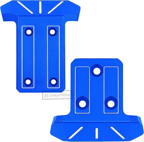 ترقيات RC Skid Plates Part for 1/10 Jato 4x4 Brushless ، Jato 4x4 VXL ، ألواح خلفية أمامية من الألومنيوم ، استبدال #9044 ، الأزرق البحري in Kuwait