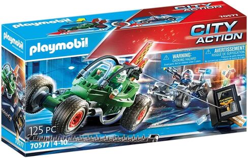Playmobil Helicopter Pursuit with Runaway Van in Saudi Arabia