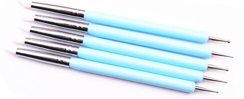 CIIEEO 5PCS أداة النقش والنحت مجموعة أقلام تنقص نهاية لزينة كعكة النحت الفندان والفن لمشاريع تتبع الرسم وتفاصيل النقش in Saudi Arabia