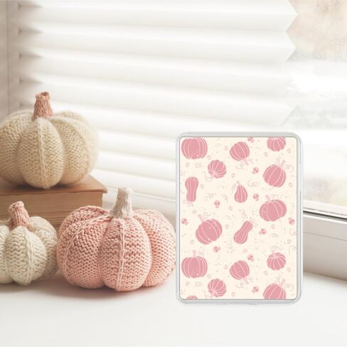 15PCS Halloween Pink Inserts Cardstock for 6.8" Kindle Clear Case (11th Gen) - Kindle Accessories Inserts, Cute Spooky Ghost Pumpkin E-Reader Decor Bookish Gift for Book Lovers & Students in Saudi Arabia